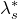 \lambda^*_s}