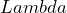 Lambda